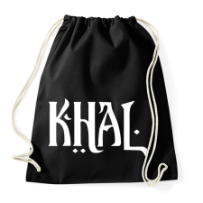 PRINTFASHION KHAL - Sportzsák, Tornazsák - Fekete tornazsák