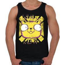 PRINTFASHION Ki... Én?! - Férfi atléta - Fekete atléta, trikó