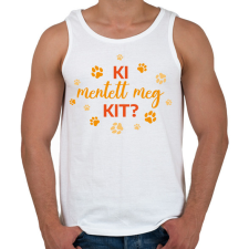 PRINTFASHION Ki mentett meg kit? - Férfi atléta - Fehér atléta, trikó