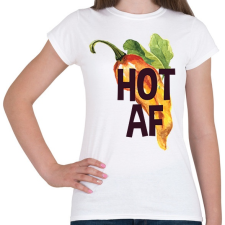 PRINTFASHION Kib*szott csípős paprika - Női póló - Fehér női póló