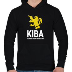 PRINTFASHION Kiba Arms International - Escape from Tarkov - Férfi kapucnis pulóver - Fekete
