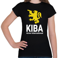 PRINTFASHION Kiba Arms International - Escape from Tarkov - Női póló - Fekete női póló