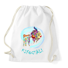 PRINTFASHION Kifogtál - Sportzsák, Tornazsák - Fehér tornazsák