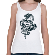 PRINTFASHION Kígyó  - Női atléta - Fehér