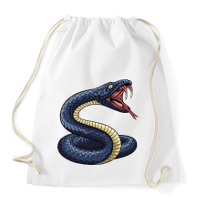 PRINTFASHION Kígyó  - Sportzsák, Tornazsák - Fehér tornazsák