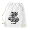 PRINTFASHION Kígyó  - Sportzsák, Tornazsák - Fehér