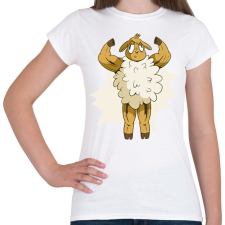 PRINTFASHION Kigyúrt bárány - Női póló - Fehér női póló