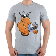 PRINTFASHION Kigyúrt hangya - Férfi póló - Sport szürke férfi póló