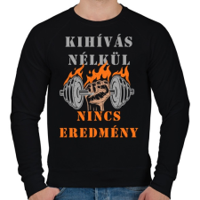 PRINTFASHION Kihívás -> Eredmény - Férfi pulóver - Fekete férfi pulóver, kardigán