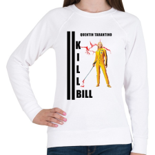 PRINTFASHION KILL BILL - Női pulóver - Fehér női pulóver, kardigán