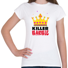 PRINTFASHION KILLER BARBIE - Női póló - Fehér női póló