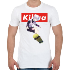 PRINTFASHION Killua hunter x hunter - Férfi póló - Fehér férfi póló