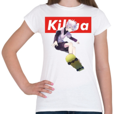 PRINTFASHION Killua hunter x hunter - Női póló - Fehér női póló