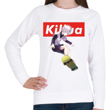 PRINTFASHION Killua hunter x hunter - Női pulóver - Fehér női pulóver, kardigán