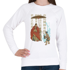 PRINTFASHION Kínai kultúra - Női pulóver - Fehér