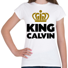 PRINTFASHION King calvin - Női póló - Fehér