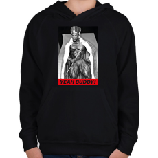 PRINTFASHION King Coleman - Gyerek kapucnis pulóver - Fekete