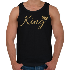 PRINTFASHION King - Férfi atléta - Fekete atléta, trikó