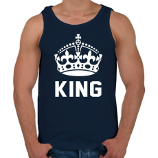 PRINTFASHION KING - Férfi atléta - Sötétkék