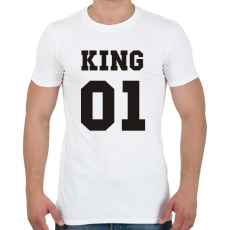 PRINTFASHION King - Férfi póló - Fehér