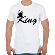 PRINTFASHION king - Férfi póló - Fehér
