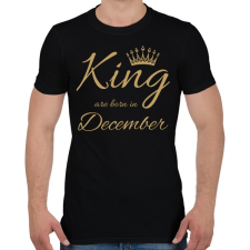 PRINTFASHION king - Férfi póló - Fekete férfi póló