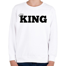 PRINTFASHION King  - Gyerek pulóver - Fehér gyerek pulóver, kardigán