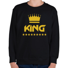 PRINTFASHION KING - Gyerek pulóver - Fekete gyerek pulóver, kardigán