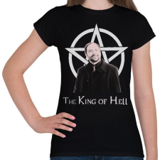 PRINTFASHION king of hell - Női póló - Fekete női póló