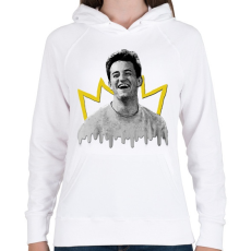 PRINTFASHION King of sarcasm - Női kapucnis pulóver - Fehér