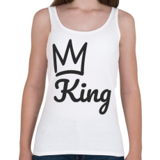 PRINTFASHION King - Páros minta - Női atléta - Fehér