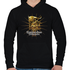 PRINTFASHION Kingdom Come Deliverance 2 - Férfi kapucnis pulóver - Fekete