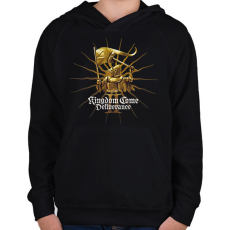 PRINTFASHION Kingdom Come Deliverance 2 - Gyerek kapucnis pulóver - Fekete