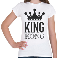 PRINTFASHION KINGKONG - Női póló - Fehér