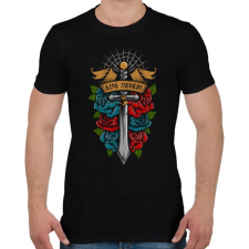 PRINTFASHION Királyi kard - Férfi póló - Fekete férfi póló