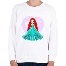 PRINTFASHION Kis hercegnő - Gyerek pulóver - Fehér gyerek pulóver, kardigán