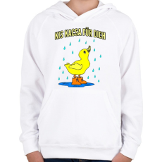 PRINTFASHION kis kacsa fürdik - Gyerek kapucnis pulóver - Fehér