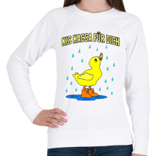 PRINTFASHION kis kacsa fürdik - Női pulóver - Fehér női pulóver, kardigán