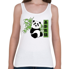 PRINTFASHION kis panda - Női atléta - Fehér