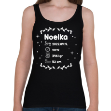 PRINTFASHION Kisbaba infók - Női atléta - Fekete