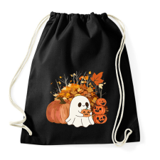 PRINTFASHION Kísérteties halloween - Sportzsák, Tornazsák - Fekete tornazsák