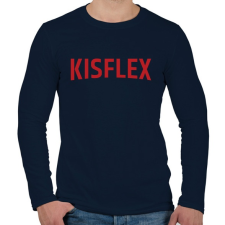 PRINTFASHION Kisflex - Férfi hosszú ujjú póló - Sötétkék férfi póló