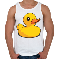 PRINTFASHION Kiskacsa  - Férfi atléta - Fehér