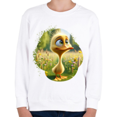 PRINTFASHION Kiskacsa - Gyerek pulóver - Fehér