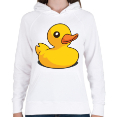 PRINTFASHION Kiskacsa  - Női kapucnis pulóver - Fehér