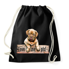 PRINTFASHION kiskutya - Sportzsák, Tornazsák - Fekete tornazsák