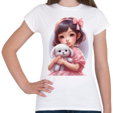 PRINTFASHION Kislány - Női póló - Fehér női póló