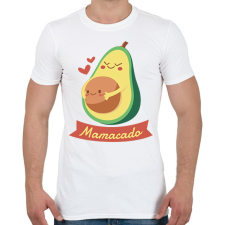 PRINTFASHION Kismama avokádó - Férfi póló - Fehér férfi póló