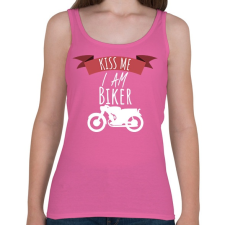 PRINTFASHION Kiss me - Női atléta - Rózsaszín női trikó