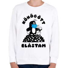 PRINTFASHION Kisvakond - Köhögött elástam! - Gyerek pulóver - Fehér gyerek pulóver, kardigán